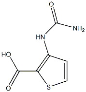 3-[(aminocarbonyl)amino]thiophene-2-carboxylic acid 结构式