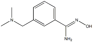 3-[(dimethylamino)methyl]-N'-hydroxybenzenecarboximidamide 结构式