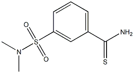 3-[(dimethylamino)sulfonyl]benzenecarbothioamide 结构式
