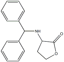 3-[(diphenylmethyl)amino]oxolan-2-one 结构式