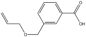 3-[(prop-2-en-1-yloxy)methyl]benzoic acid 结构式