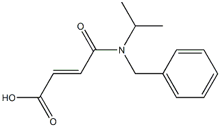3-[benzyl(propan-2-yl)carbamoyl]prop-2-enoic acid 结构式