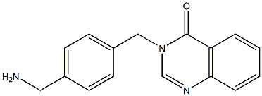 3-{[4-(aminomethyl)phenyl]methyl}-3,4-dihydroquinazolin-4-one 结构式