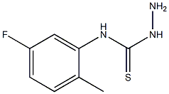 3-amino-1-(5-fluoro-2-methylphenyl)thiourea 结构式