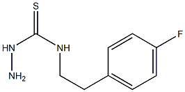 3-amino-1-[2-(4-fluorophenyl)ethyl]thiourea 结构式