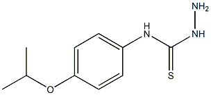 3-amino-1-[4-(propan-2-yloxy)phenyl]thiourea 结构式