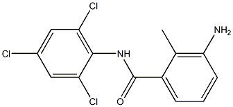 3-amino-2-methyl-N-(2,4,6-trichlorophenyl)benzamide 结构式