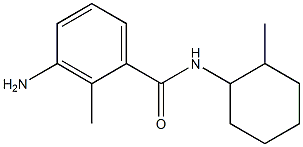 3-amino-2-methyl-N-(2-methylcyclohexyl)benzamide 结构式