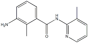 3-amino-2-methyl-N-(3-methylpyridin-2-yl)benzamide 结构式