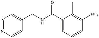 3-amino-2-methyl-N-(pyridin-4-ylmethyl)benzamide 结构式