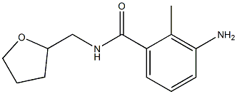 3-amino-2-methyl-N-(tetrahydrofuran-2-ylmethyl)benzamide 结构式