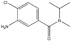 3-amino-4-chloro-N-isopropyl-N-methylbenzamide 结构式