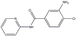3-amino-4-chloro-N-pyridin-2-ylbenzamide 结构式