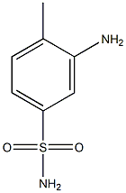 3-amino-4-methylbenzene-1-sulfonamide 结构式