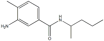 3-amino-4-methyl-N-(pentan-2-yl)benzamide 结构式