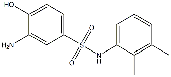 3-amino-N-(2,3-dimethylphenyl)-4-hydroxybenzene-1-sulfonamide 结构式