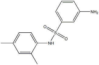 3-amino-N-(2,4-dimethylphenyl)benzenesulfonamide 结构式