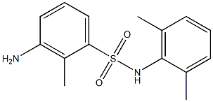 3-amino-N-(2,6-dimethylphenyl)-2-methylbenzene-1-sulfonamide 结构式