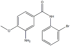 3-amino-N-(2-bromophenyl)-4-methoxybenzamide 结构式