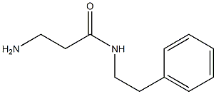 3-amino-N-(2-phenylethyl)propanamide 结构式