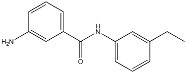 3-amino-N-(3-ethylphenyl)benzamide 结构式