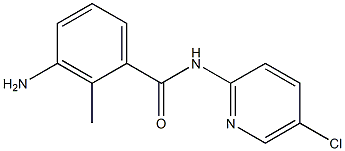 3-amino-N-(5-chloropyridin-2-yl)-2-methylbenzamide 结构式