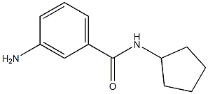 3-amino-N-cyclopentylbenzamide 结构式