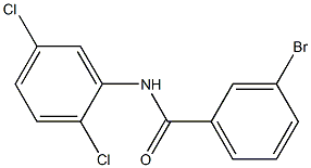 3-bromo-N-(2,5-dichlorophenyl)benzamide 结构式