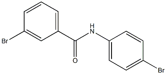 3-bromo-N-(4-bromophenyl)benzamide 结构式