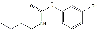 3-butyl-1-(3-hydroxyphenyl)urea 结构式