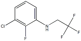 3-chloro-2-fluoro-N-(2,2,2-trifluoroethyl)aniline 结构式