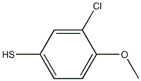 3-chloro-4-methoxybenzene-1-thiol 结构式