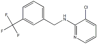 3-chloro-N-{[3-(trifluoromethyl)phenyl]methyl}pyridin-2-amine 结构式