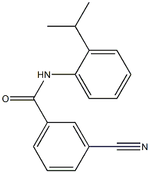 3-cyano-N-(2-isopropylphenyl)benzamide 结构式