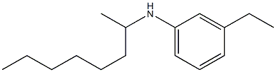 3-ethyl-N-(octan-2-yl)aniline 结构式