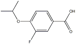 3-fluoro-4-(propan-2-yloxy)benzoic acid 结构式