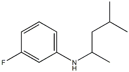 3-fluoro-N-(4-methylpentan-2-yl)aniline 结构式