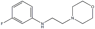 3-fluoro-N-[2-(morpholin-4-yl)ethyl]aniline 结构式