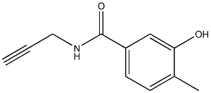 3-hydroxy-4-methyl-N-(prop-2-yn-1-yl)benzamide 结构式