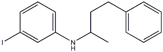 3-iodo-N-(4-phenylbutan-2-yl)aniline 结构式