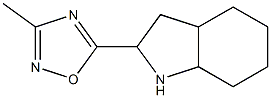 3-methyl-5-(octahydro-1H-indol-2-yl)-1,2,4-oxadiazole 结构式