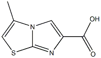 3-methylimidazo[2,1-b][1,3]thiazole-6-carboxylic acid 结构式