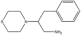 3-phenyl-2-(thiomorpholin-4-yl)propan-1-amine 结构式