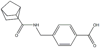 4-({bicyclo[2.2.1]heptan-2-ylformamido}methyl)benzoic acid 结构式