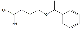 4-(1-phenylethoxy)butanimidamide 结构式