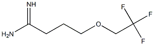 4-(2,2,2-trifluoroethoxy)butanimidamide 结构式