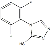 4-(2,6-difluorophenyl)-4H-1,2,4-triazole-3-thiol 结构式