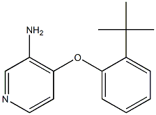 4-(2-tert-butylphenoxy)pyridin-3-amine 结构式
