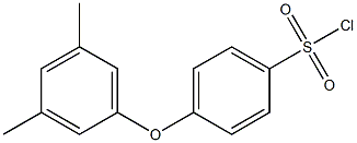 4-(3,5-dimethylphenoxy)benzene-1-sulfonyl chloride 结构式