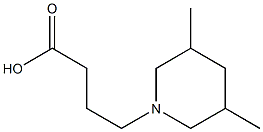 4-(3,5-dimethylpiperidin-1-yl)butanoic acid 结构式